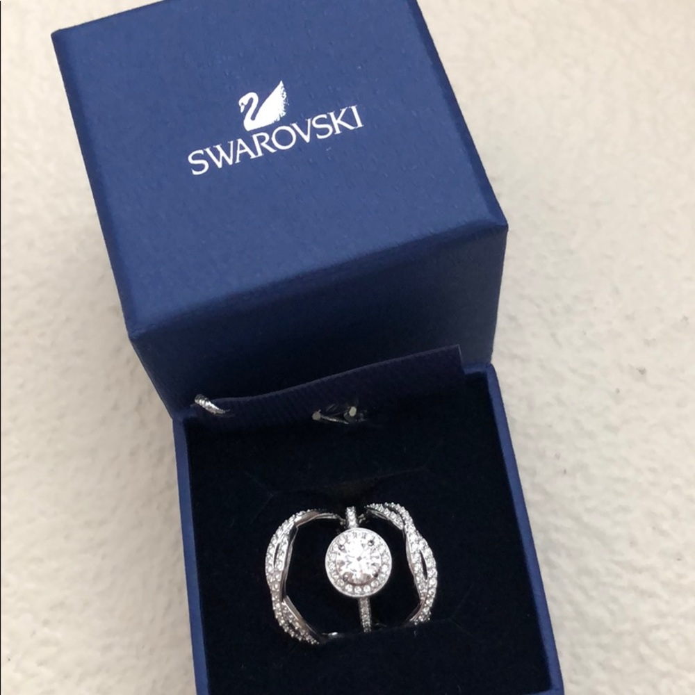 Swarovski 3 ring set